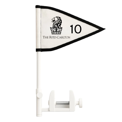 Custom poolside food and beverage service flag